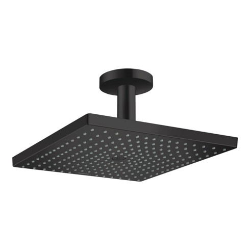 hansgrohe Kopfbrause Raindance E 300 mit Deckenanschluss, 1jet, mattschwarz