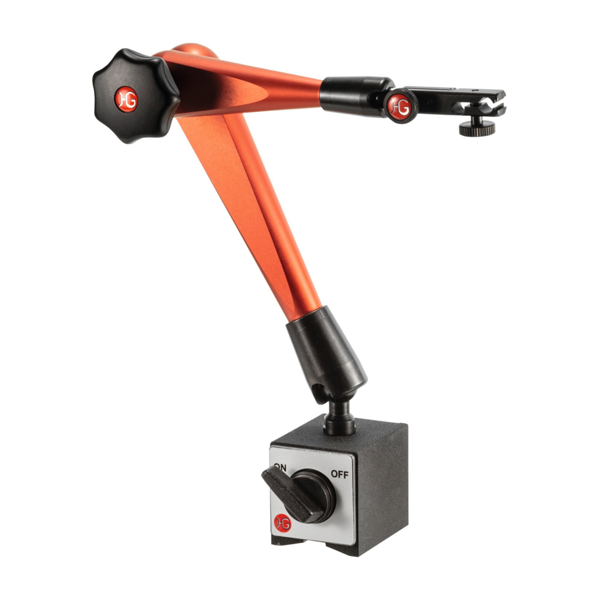 HG Mechanisches Magnet-Messstativ, Ausladung: 350 mm ; Hörger & Gässler