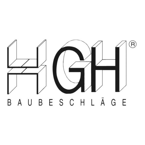 HGH Pied de support Type D 24x120mm, Douille 48,3x500mm