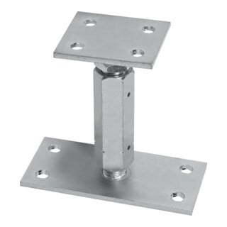 HGH Stützenfuß Typ P höhenverst. 80x70x5,0mm
