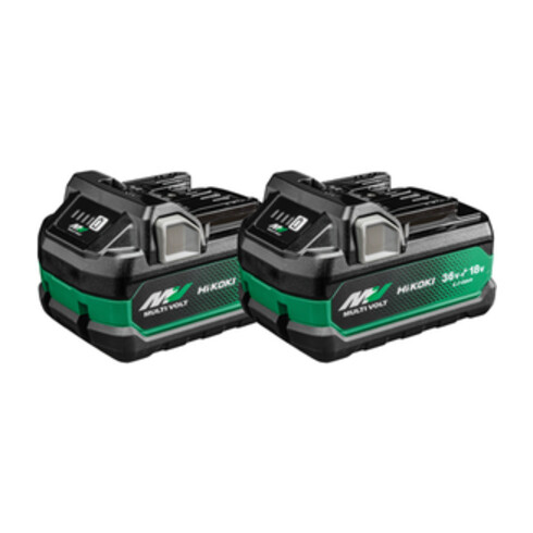 HiKOKI 2 Batteries 36V 2,5 Ah / 18V 5,0 Ah MULTI VOLT BSL36A18X