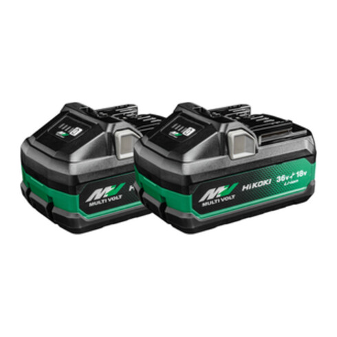 HiKOKI 2 batteries 36V 4,0 Ah / 18V 8,0 Ah MULTI VOLT BSL36B18X