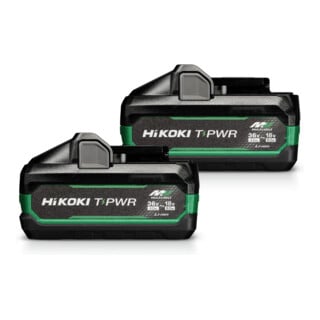 HiKOKI 2x T-PWR MULTI VOLT Akkupack BSL3640MVT (36V/18V - 4,0Ah/8,0Ah)