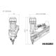 HiKOKI Accu-spijkerpistool 18 V NT1865DAAW9Z, borstelloos