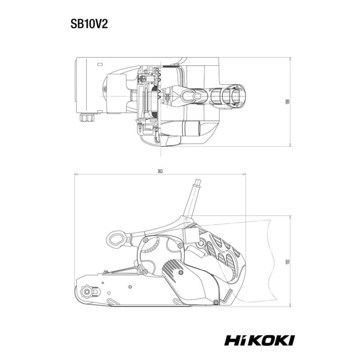 HiKOKI Bandschleifer SB10V2