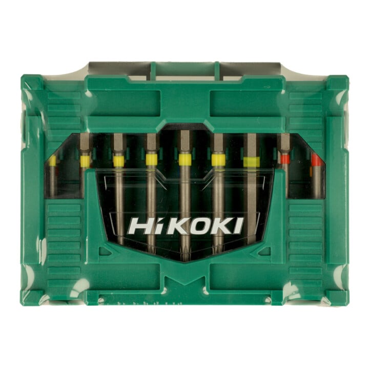 HiKOKI Bit-Box 1/4", 18-teilig, 75mm, inkl. magnetischem Bithalter, Größe II