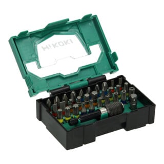 HiKOKI Bit-Box 1/4", 32-teilig, 25mm, inkl. magnetischem Bithalter, Größe I