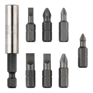 HiKOKI Bithalter 1/4" magnetisch mit PH1 PH2 PZ1 PZ2 SL4.0 SL5.5 SL6.5 Bits