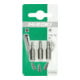 HiKOKI Bits 1/4" Torx T10 T15 T20 mit Loch 25mm 3er Set