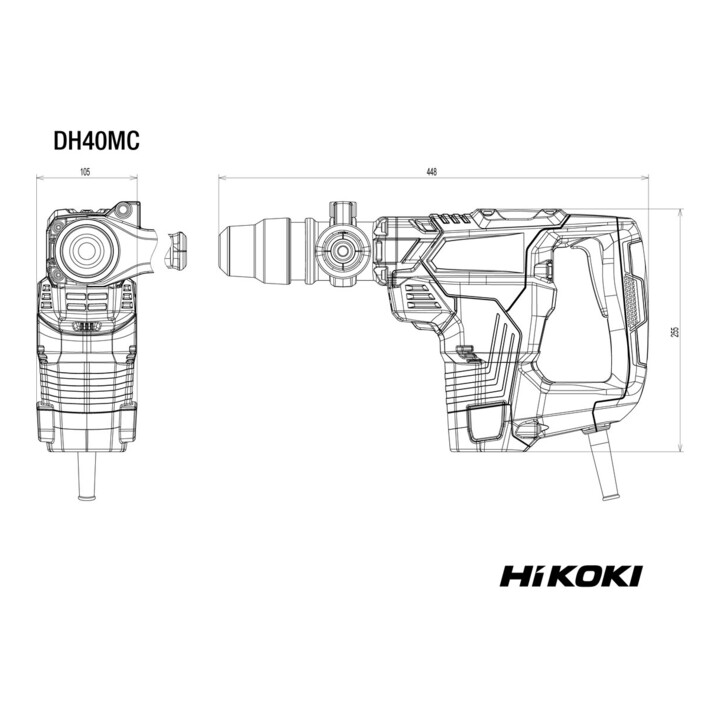 HiKOKI Bohr-& Meißelhammer (SDS-max) DH40MC