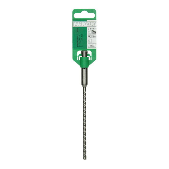 HiKOKI Boorhamer SDS-Plus 5,5 x 100/165 mm Volhardmetalen kop 4-snijders