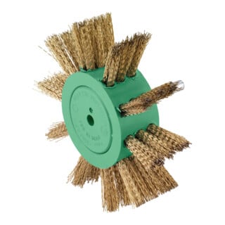 HiKOKI Brosse éventail 100 x 0,3 mm/6 mm à revêtement cuivre