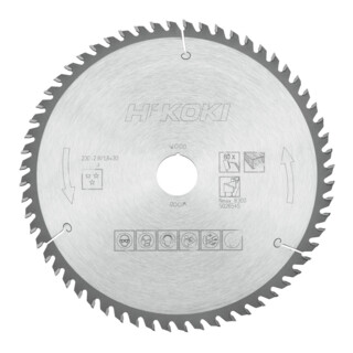 HiKOKI Cirkelzaagblad TCT 230 x 30 x Z60 Wisseltand Hout