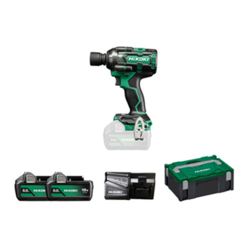 HiKOKI Clé à chocs sans fil (1/2") WR18DH (5,0 Ah) (HSC II)