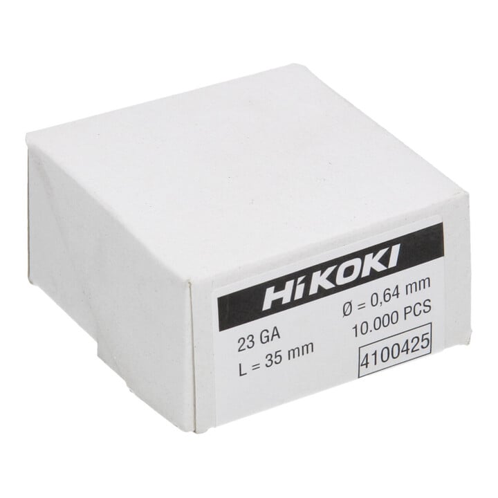 HiKOKI Clous à pointe droite 23 Gauge 35 mm électro-galvanisés zingue galvanique
