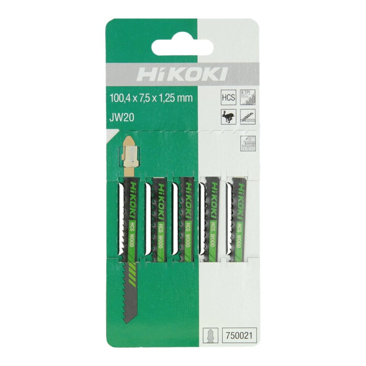 HiKOKI Decoupeerzaagbladen JW20/T111C 5-delig Set Hout HCS