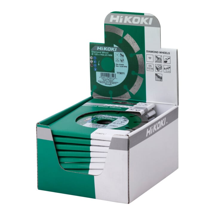 HiKOKI Diamanttrennscheibe 125 x 10,0 x 22,23 mm Universal ds