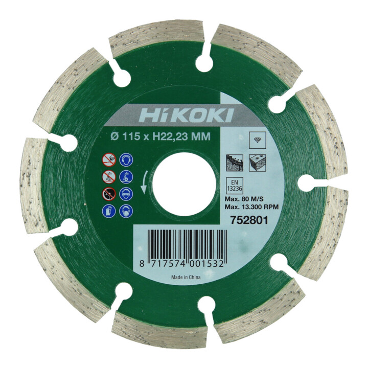 HiKOKI Diamanttrennscheibe 230 x 10 x 22,23 mm Universal ds.