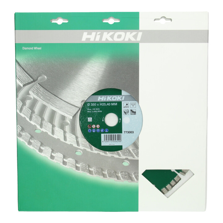 HiKOKI Diamanttrennscheibe 350 x 11,5 x 25,4 mm Universal pro laser
