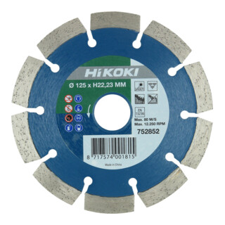 HiKOKI Disque diamanté de découpe 150x10,0x22,23 mm béton laser