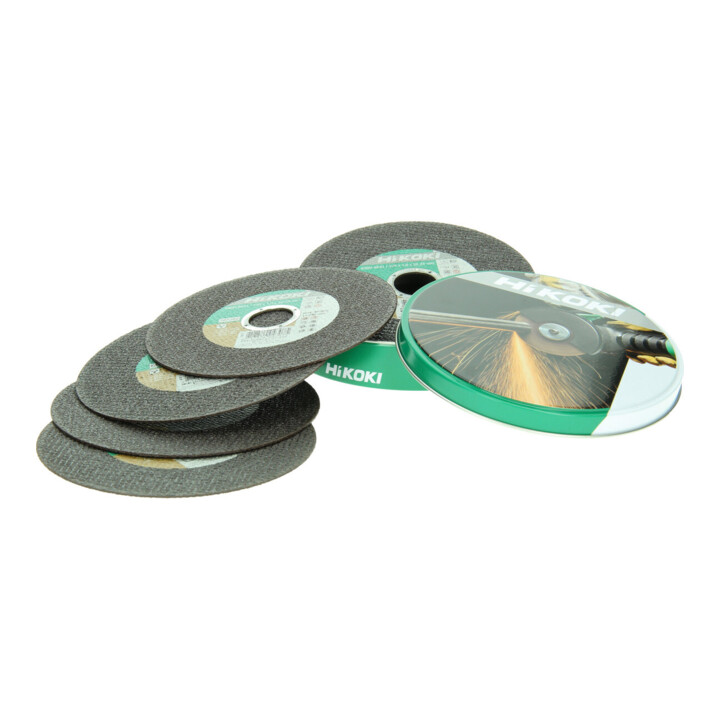 HiKOKI Disques à tronçonner 125 x 1,0 x 22,23 mm Brilliant Inox, lot de 10