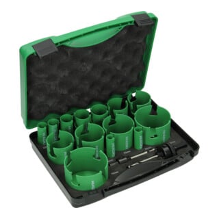 HiKOKI Ensemble de scies-cloches carbure combiné 16 pièces