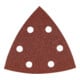 HiKOKI Feuilles abrasives auto-agrippantes 93 mm P80 rouge 10 pièces