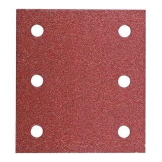 HiKOKI Feuilles abrasives autocollantes 10 pcs 114 x 104 mm P180 rouge