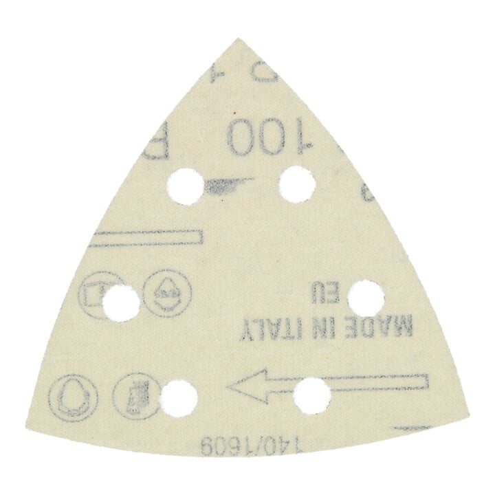 HiKOKI Feuilles abrasives autocollantes 93 mm P100 rouges 10 pièces