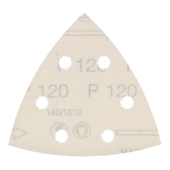 HiKOKI Feuilles abrasives autocollantes 93 mm P120 rouge 10 pièces