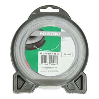 HiKOKI Fil de coupe rond 1,3 mm transparent 15 m