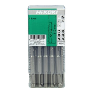 HiKOKI Foret à percussion SDS-Plus 25 8 x 50/110 mm 2-taillants