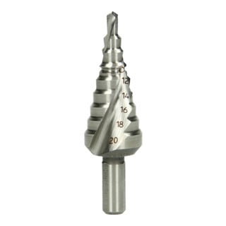 HiKOKI Foret étagé HSS 4 - 20 mm à rainure hélicoïdale