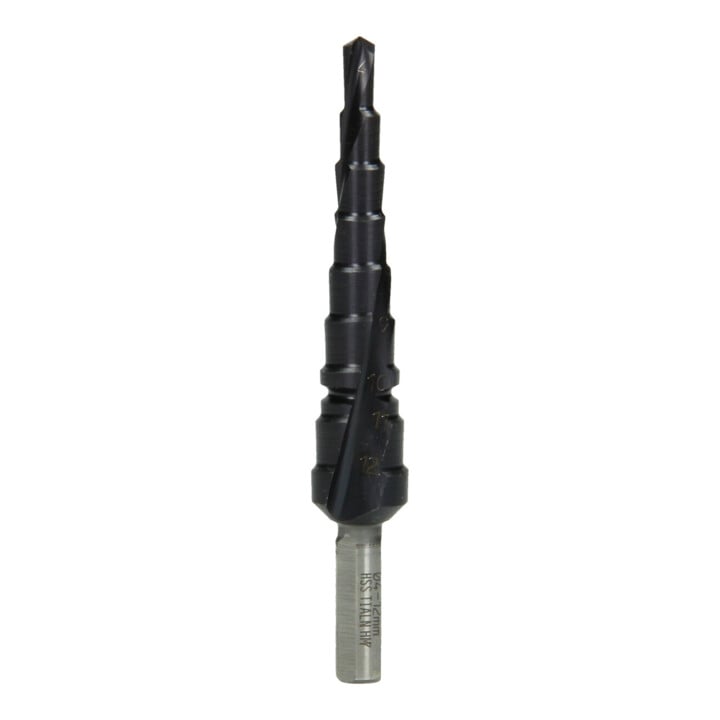 HiKOKI Foret étagé HSS TiAIN 4 - 12 mm à rainure hélicoïdale