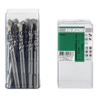 HiKOKI Foret marteau HM SDS-Plus 25 10 x 50/110 mm 2 tranchants