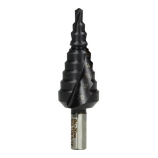 HiKOKI Forets étagés HSS TiAIN 4 - 20 mm à rainure hélicoïdale