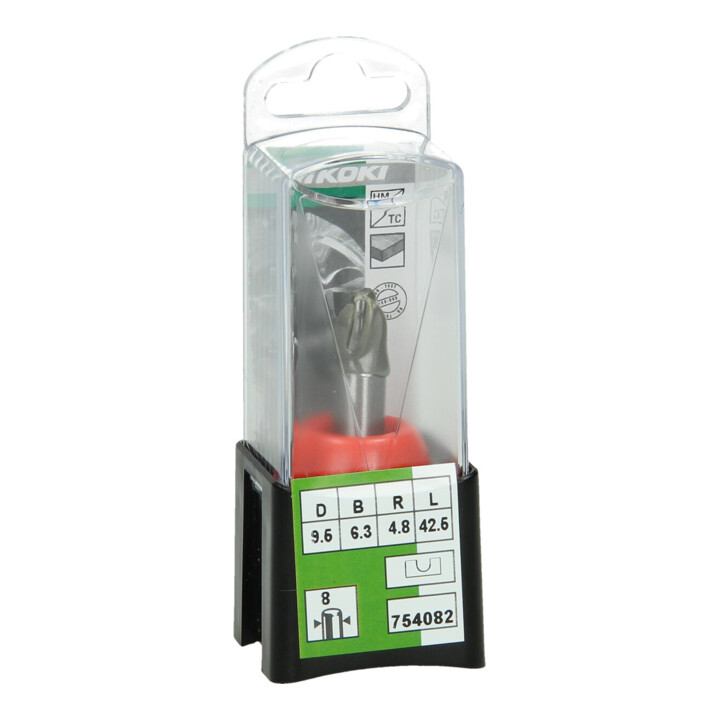 HiKOKI Fräser 8 mm U-Profil 9.5 x 42.5 x 4.8