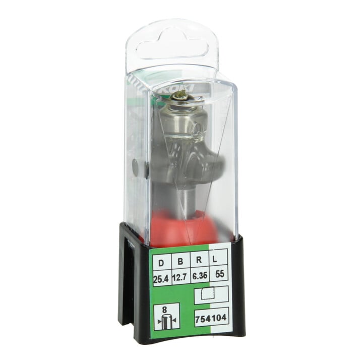 HiKOKI Fraise à arrondir 8 mm avec roulement 25,4 × 55 × 6,3