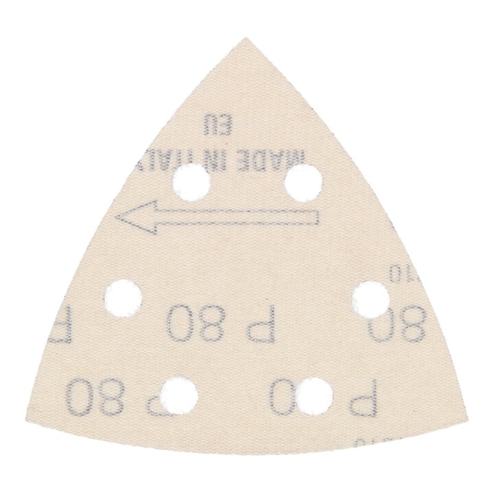 HiKOKI Haftschleifblätter 93mm P80 rot 10 Stück