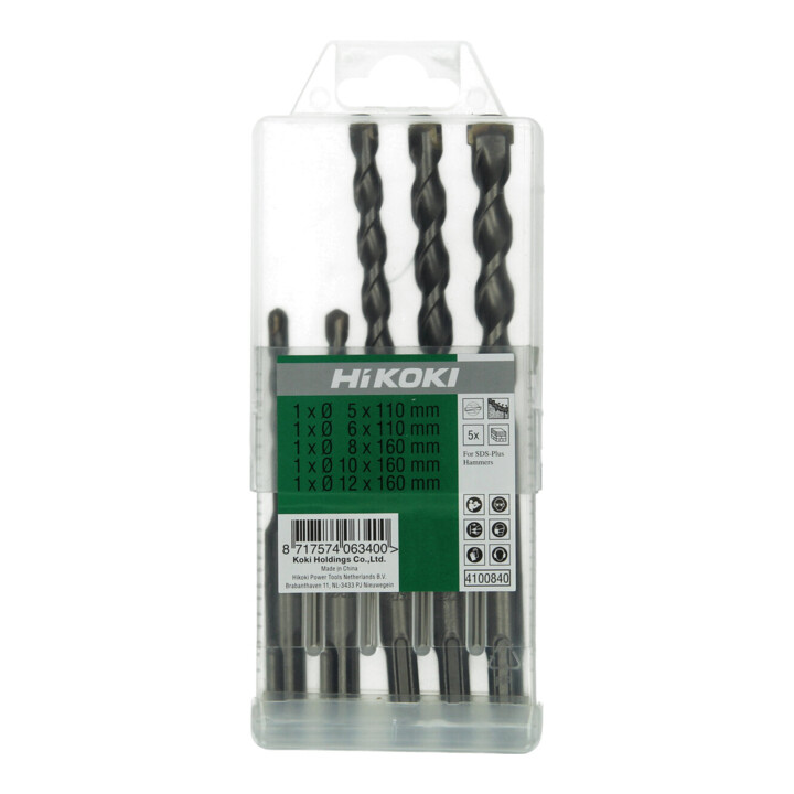 HiKOKI HM-boorhamer SDS-Plus basic 2-snijders 4 x 91/160 mm
