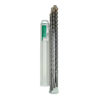 HiKOKI HM-Hammerbohrerset SDS-Plus 6-teilig 10/12/14/16/18/20 x 450 mm