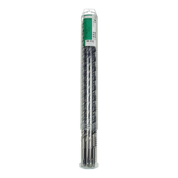 HiKOKI HM-Hammerbohrerset SDS-Plus 6-teilig 10/12/14/16/18/20 x 450 mm