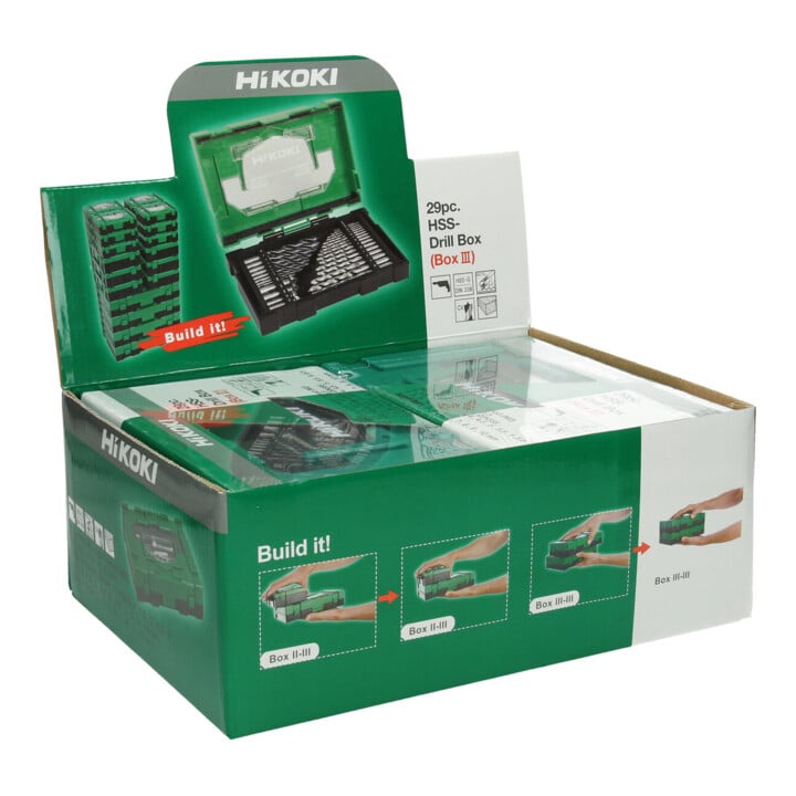 HiKOKI HSS Boor- en verzinkerset 29-dlg.