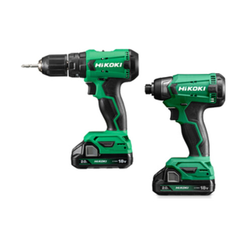 HiKOKI Kit combo perceuse-visseuse à percussion sans fil KC18DA