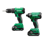 HiKOKI Kit combo perceuse-visseuse à percussion sans fil KC18DA