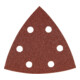 HiKOKI Kleefschuurbladen 93 mm P80 rood 10 stuks