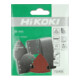HiKOKI Klittenband schuurvellen 93 mm P120 rood 10 stuks