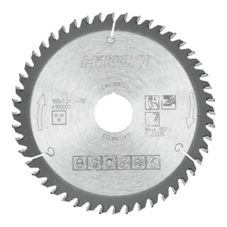 HiKOKI Kreissägeblatt TCT 160x30 Z48 Trapez- Flachzahn
