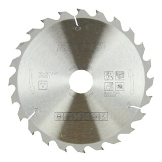 HiKOKI Kreissägeblatt TCT 185x30 Z24 Flach- / Wechselzahn