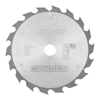 HiKOKI Kreissägeblatt TCT 230 x 30 x Z18 Wechselzahn Holz